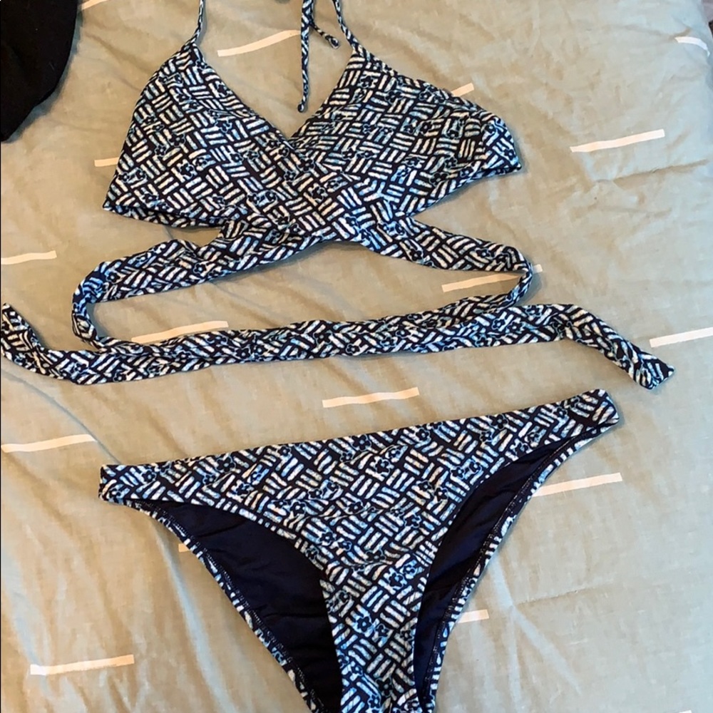 American Eagle Aerie WRAP Swim SET! Cheeky